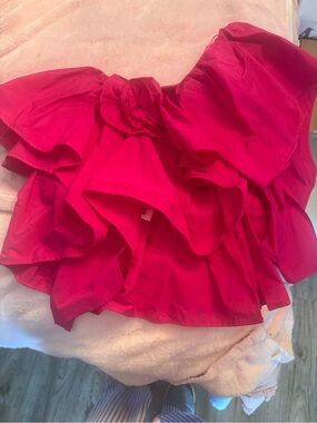 Ruffled Hot Pink Women’s ruffled top